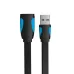 Vention VAS-A13-B150 Flat USB3.0 1.5M Extension Cable