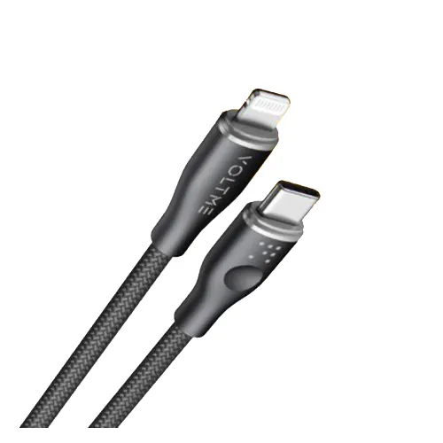 VOLTME Rugg C2L 1.2M 3A Type-C to Lightning Cable 