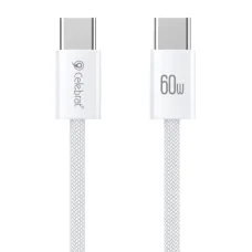 Yison Celebrat U600 White 60W 1 Meter USB Type-C Cable