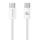 Yison Celebrat U600 White 60W 1 Meter USB Type-C Cable