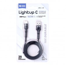 ZOOOK Lightup C USB Type-C Breathable LED Fast Charging Cable