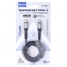 ZOOOK Superfast 60W C USB Type-C to Type-C Fast Charging Cable