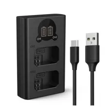 K&F Concept KF28.0009V1 Dual-Slot Charger Kit