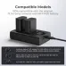 K&F Concept KF28.0009V1 Dual-Slot Charger Kit wide compatibility