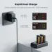 Front view of K&F Concept KF28.0020S1 Dual-Slot Charger Kit displaying charging status with LED indicators.