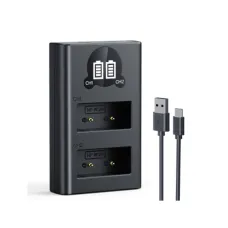 K&F Concept KF28.0106 Dual-Slot LCD Quick Charger Kit