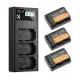 K&F Concept NP-FZ100 2280mAh Camera Battery and Three Slot Charger Kit