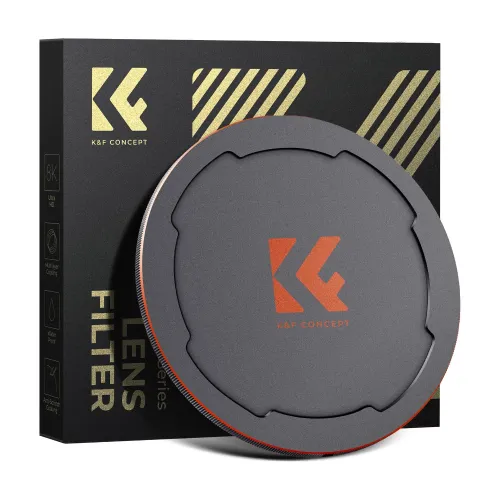 K&F Concept 67mm Aluminum Alloy 2-in-1 Screw Thread & Magnetic Lens Cap
