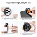 Instructional view of K&F Concept KF31-142 67mm Thread Clip showing three easy steps to attach filters on phone.