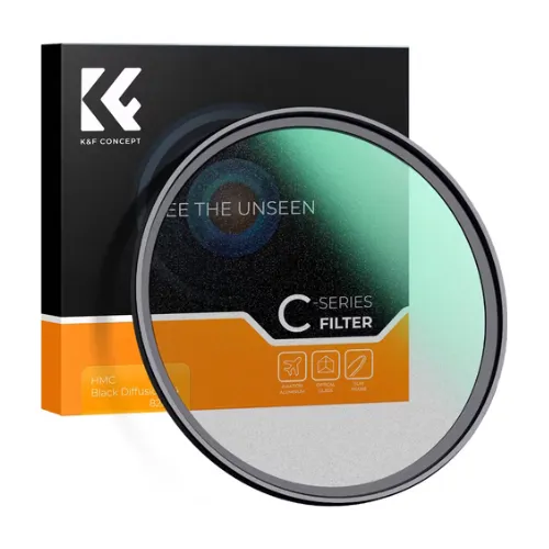 K&F Concept 52mm C-Series HMC 1/4 Black Diffusion/Black Mist Camera Lens Filter