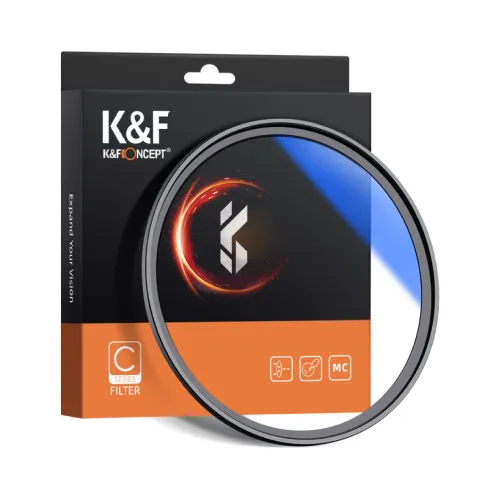 K&F Concept 37mm Classic Series NANO C Blue Multi-Coated HMC UV Camera Lens Filter
