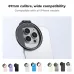 Close-up of K&F Concept KF01-2675 67mm Magnetic Phone Filter Adapter showing compatibility with all iPhone models.