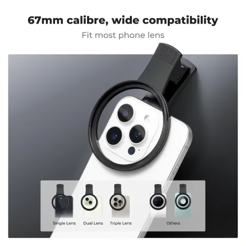 K&F Concept KF31.142 67mm Thread Clip for Smartphone