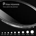 Product view of K&F Concept KF01.1111 67mm ND Filter with alloy frame and ND2–ND400 adjustment range.