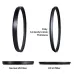 Comparison view of K&F Concept KF01.1429 82mm UV Filter showing slim 3.3mm thickness vs normal UV filter.
