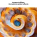 Top view of K&F Concept KF01.2487 67mm Kaleidoscope Filter effect on spiral staircase creating brilliant optical illusions.