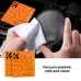 Cleaning view of K&F Concept KF01.2487 67mm Kaleidoscope Filter lens wiped with microfiber cloth for safe optical care.