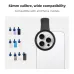 Product view of K&F Concept KF01.2639 52mm Clip-on ND2-400 Lens Filter attachment compatible with all iPhone models.