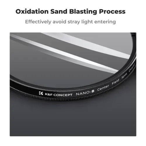 K&F Concept KF01.2669V1 67mm Center Field Split Diopter Lens Filter