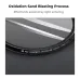 Detail view of K&F Concept KF01.2669V1 67mm Center Field Split Filter with metallic ring and oxidation sand blasting finish.