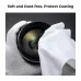 Cleaning view of K&F Concept KF01.2669V1 67mm Center Field Split Filter lens wiped with microfiber cloth to protect coating.