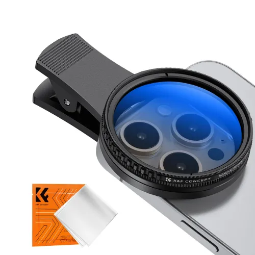 K&F Concept KF01.2676 52mm Clip-on CPL Phone Camera Lens Filter Kit