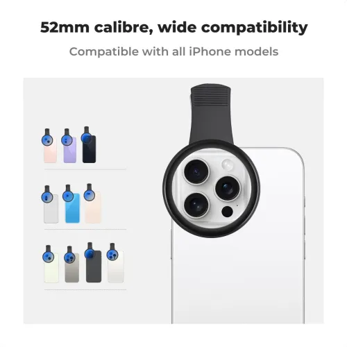 K&F Concept KF01.2676 52mm Clip-on CPL Phone Camera Lens Filter Kit