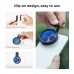 Instructional view of K&F Concept KF01.2676 52mm Clip-on CPL Lens Filter showing clip-on installation steps.