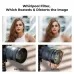 Comparison view of K&F Concept KF01.2711 67mm Spiral Halo Filter showing portrait before & after whirlpool distortion effect.