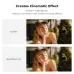 Comparison view of K&F Concept KF01.2898V2 67mm Clip-on Black Mist 1/4 Filter creating cinematic soft highlights effect.