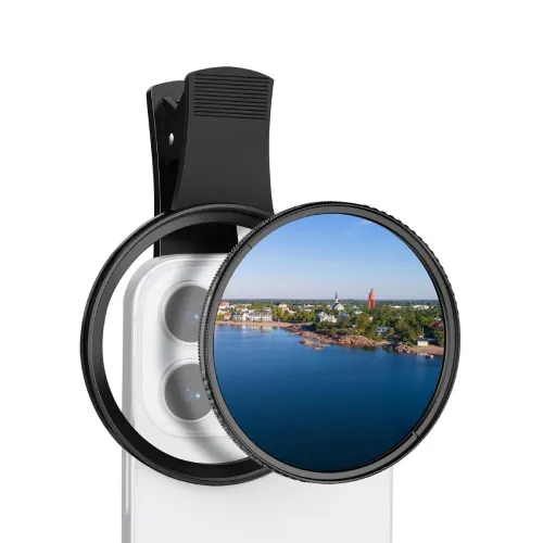 K&F Concept KF01.2901V2 67mm Clip-on ND2-32 Phone Camera Lens Filter