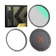 K&F Concept 67mm NANO-X Series MRC 1/4 Black Diffusion/Black Mist Magnetic Lens Filter Kit