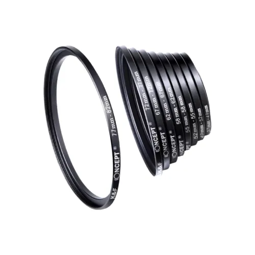 K&F Concept SKU.0629 9-in-1 Step Up Filter Ring Adapter Set
