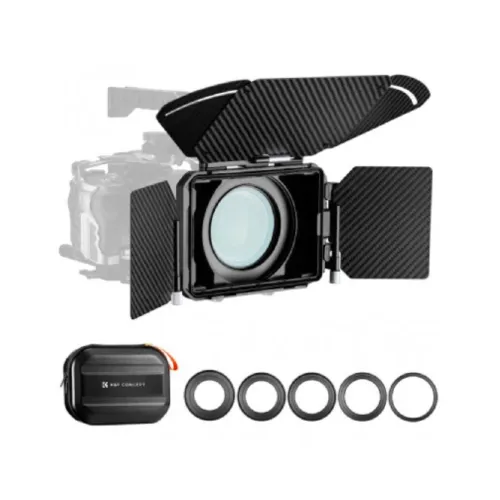K&F Concept SKU.2322V1 Matte Box Kit Pro With Two 4×5.65″ Square Filters