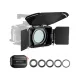 K&F Concept SKU.2322V1 Matte Box Kit Pro With Two 4×5.65″ Square Filters
