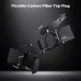 Flexible carbon fiber top flag designed for precise light control and professional photography setups.