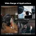 An image collage showing the Godox S85T softbox used for Studio Recording, Film Studio, and Portrait Photography.