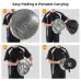 Step-by-step front view showing how to fold the K&F Concept KF18.0002 80cm 5 in 1 Circular Lighting Reflector.