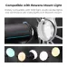 Close-up mount and multi-color output view of K&F Concept KF18.0009 Lantern Softbox with Bowens mount compatibility.