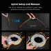 Step-by-step assembly diagram view of K&F Concept KF18.0022 60x90cm Strip Softbox with Grid quick setup ring.