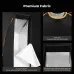 Side profile studio setup view of K&F Concept KF18.0022 60x90cm Strip Softbox with Grid showing grid storage bag.