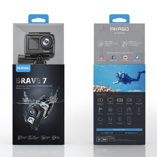 AKASO Brave 7 20MP 4K Remote Control Action Camera Price in Bangladesh