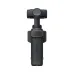 Rear view of Insta360 Luna Ultra featuring textured grip, rear speaker area, and sturdy handheld camera build