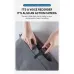 A8 Body Camera clipped onto fabric surface demonstrating multifunction use as recorder and action camera.