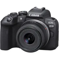 Canon EOS R10 Mirrorless Camera With 18-45mm Lens