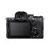Rear view of Sony a7 V Mirrorless Camera with LCD screen, electronic viewfinder, and multiple control buttons.