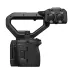 Side view of Canon EOS C50 7K Full-Frame RF Mount Video Camera featuring top handle and modular design.