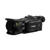 Rear angled view of Canon XA60 Professional 4K UHD Camcorder showing display panel and camera controls.