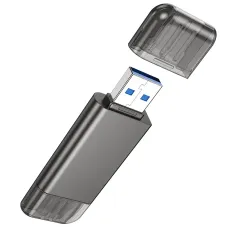 Hoco HB39 2-in-1 USB & Type-C 3.0 Card Reader