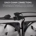 Corsair RS120-R ARGB Casing Cooling Fans connected via daisy-chain cables for single header control and RGB sync.